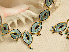 Of Glitter & Shine ☆ Embroidered Jewelry { Necklace } 14